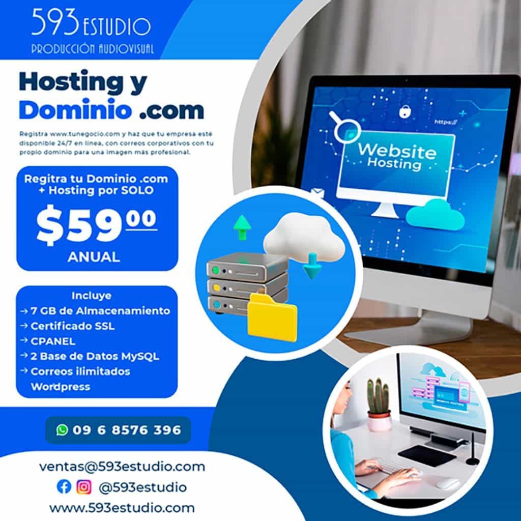 Promoción Hosting y Dominio